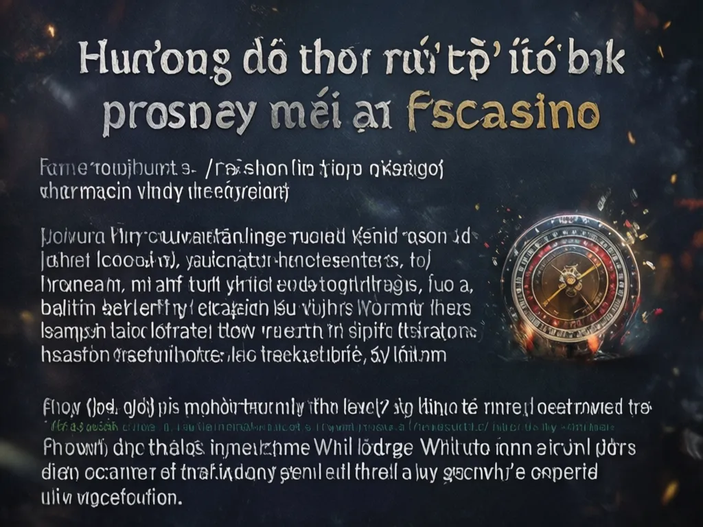 Thuật ngữ casino cơ bản